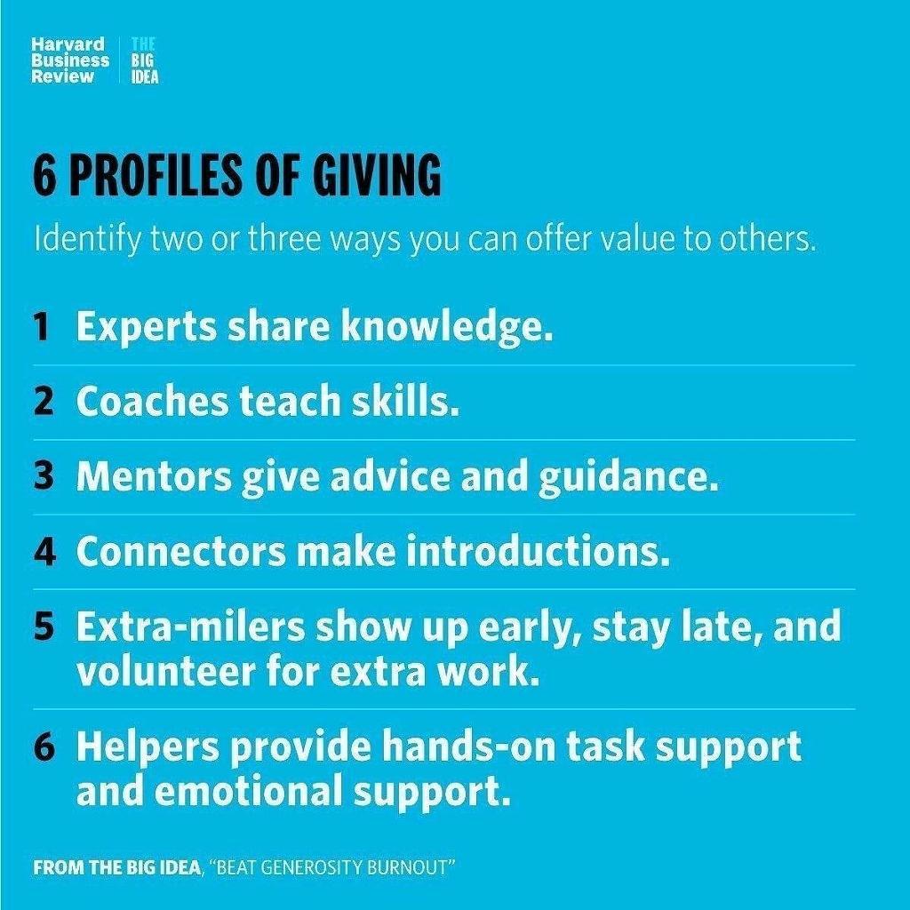 7. Leaders give support to someone who is down on his or her luck