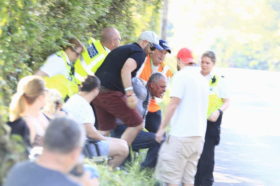 74jamieg's tweet image. This is the idiot that held up TT practice that will spend the next four week in jail not long enough me thinks