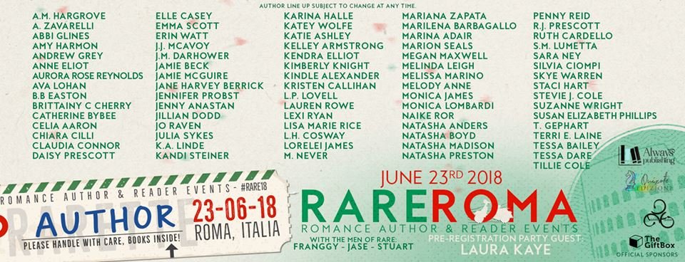 Join me in #Rome for #rare2018 -- will you be there?