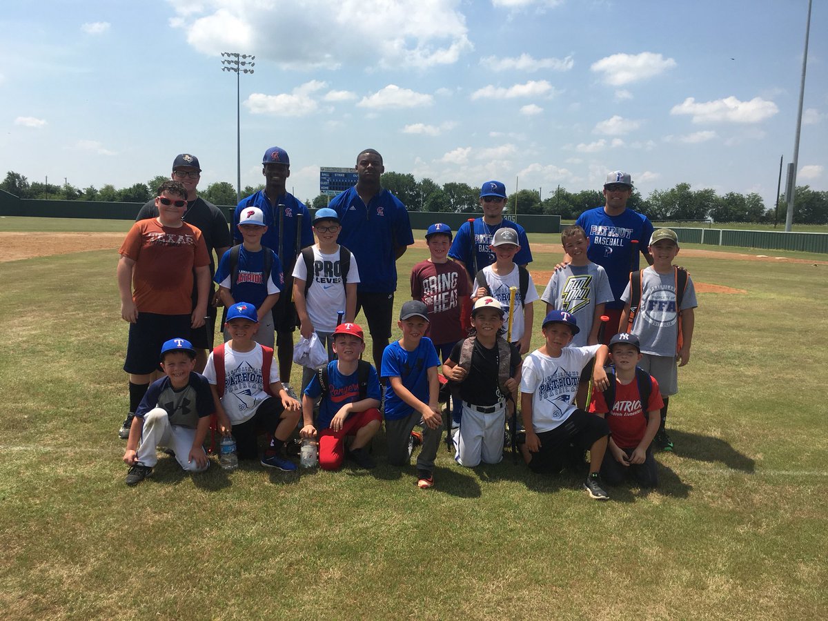 PLandBaseball's tweet photo. Camp was great today! If you missed out there is two days left. I will discount the price to $25 for the next two days. 
2nd-5th grade 10am-12pm. 6th-9th grade 1pm-3pm. 2018-2019 grades. Prairiland baseball field. See you tomorrow! https://t.co/rCKsvaR4n5