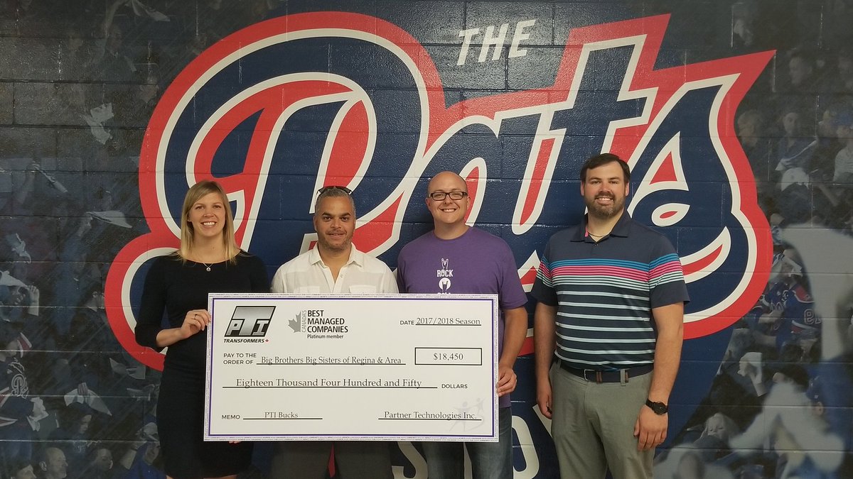 Another <a href="/WHLPats/">Regina Pats</a> season in the books, and another exciting finish where once again, every goal mattered! 
Thanks again to our friends at Partner Technologies Inc. for being such an anchor and huge champion of youth mentoring programs in their community through their PTI Bucks.