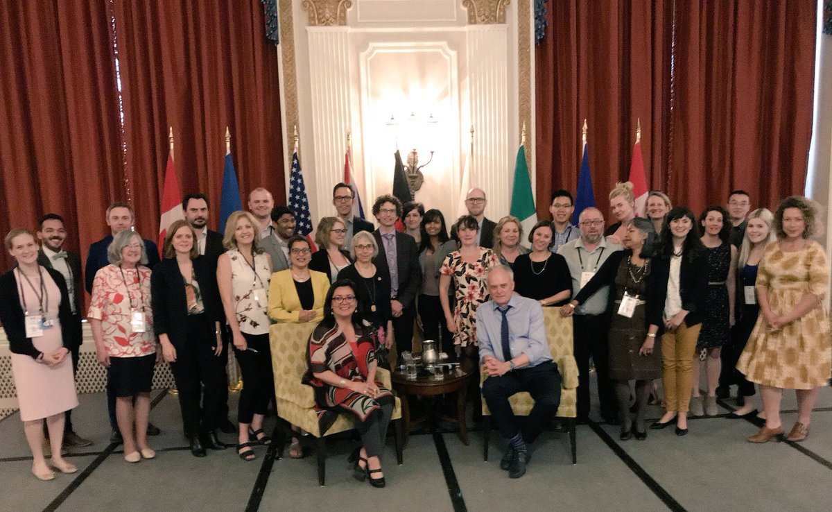What an amazing couple of days with #civilsociety members from across #Canada and around the world. Special thanks to @G7Sherpa for continuing this important conversation with us in preparing for the @g7 June 8-9. Remember: PUSH!!! #myG7 #C72018 #ottawa #thefutureisfeminist