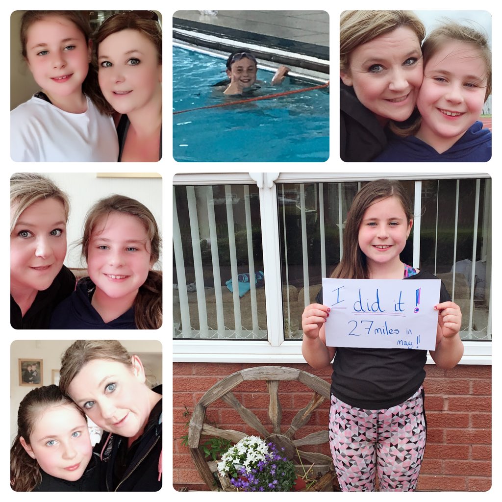 ryanmckay77's tweet photo. @MrTTurner1 Elin completed her May Marathon challenge, 27 miles in the month of May in aid of the British heart foundation! Da Iain Elin! https://t.co/sftvxpKqjx