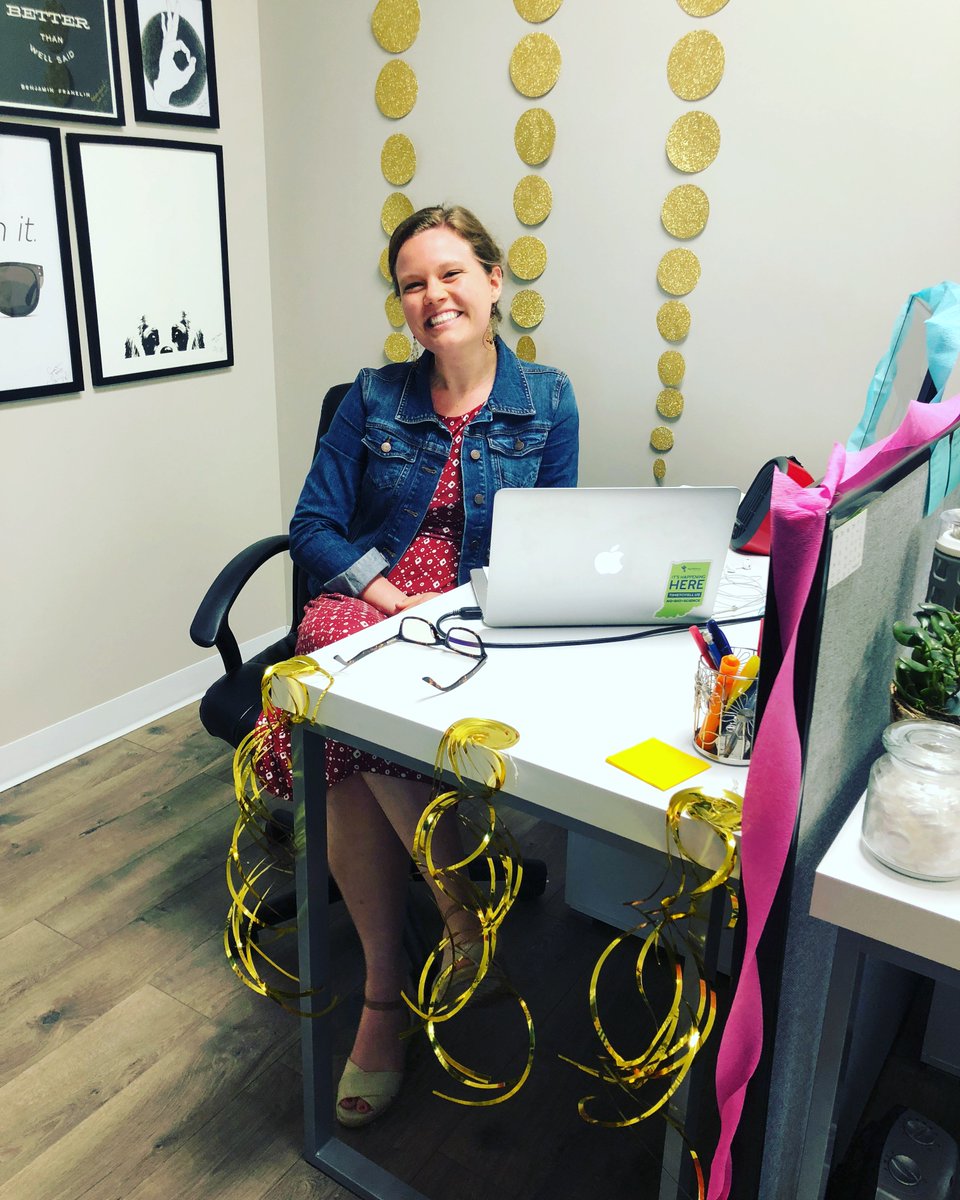 theplaidagency's tweet photo. Happy Birthday to our Senior Graphic Designer, Mary Miller!
Cheers to another year of Pantone swatches, Web site mock-ups and all the logo designs you can dream up! 🎀
#PLAIDmate #designer https://t.co/jj7AUszwsz