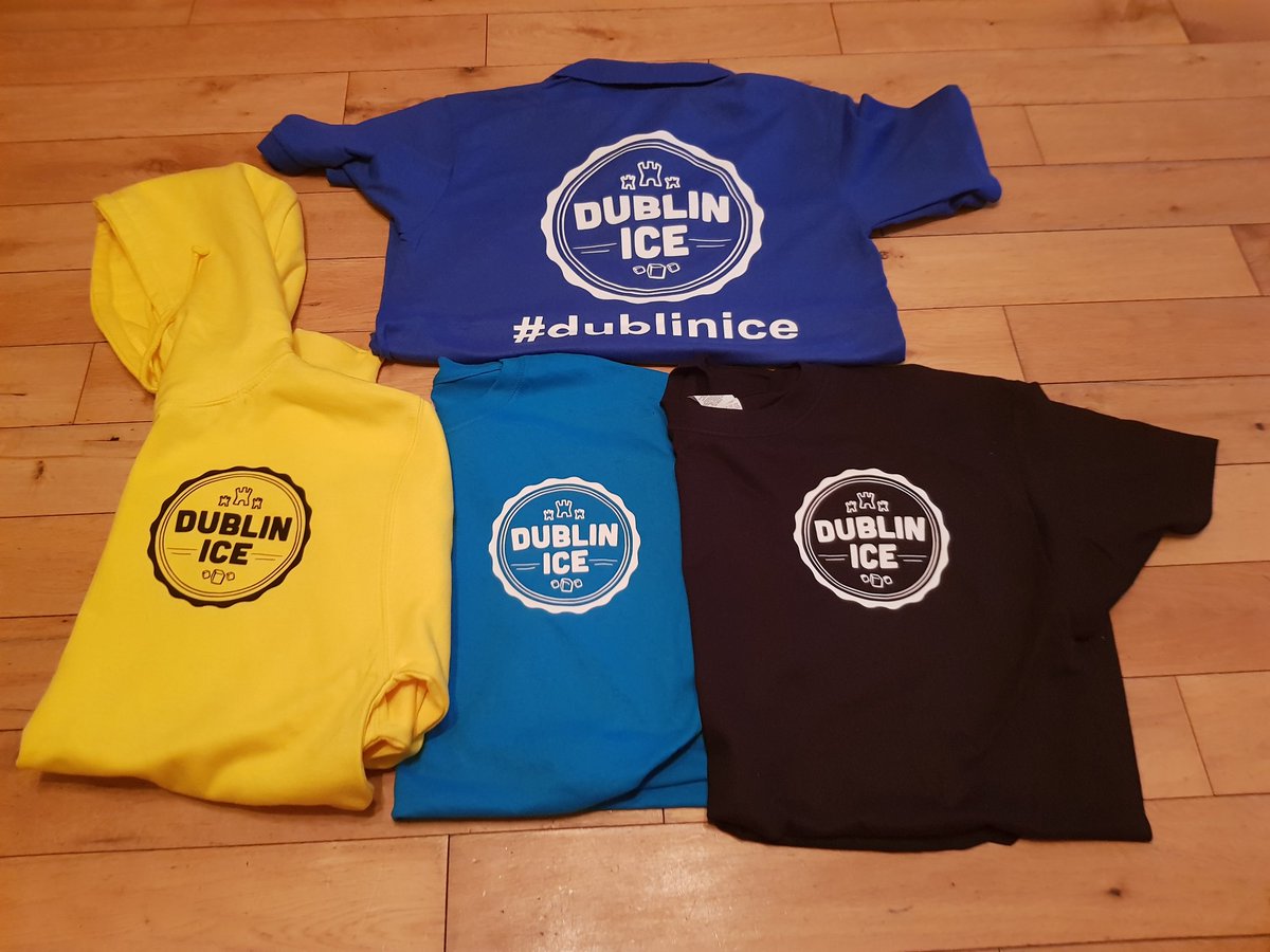 CrystalCubes1's tweet photo. New tee shirts, hoodies and polos collected today , love the brightness, fantastic job from the blazing logos wexford town a fellow dub 😁 #newtreads #ice https://t.co/M9Sj4amp4M