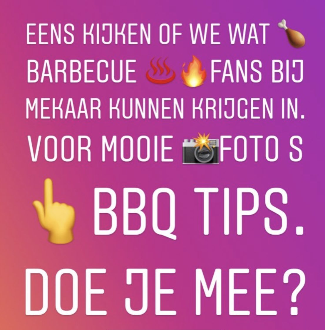 Eens kijken of we wat ♨️🔥🥩 #barbecue fans bij mekaar kunnen krijgen in Whatss App groep voor mooie👍 #BBQ tips click op linkje hieronder:
chat.whatsapp.com/BoDogkYi1nZ1O6…