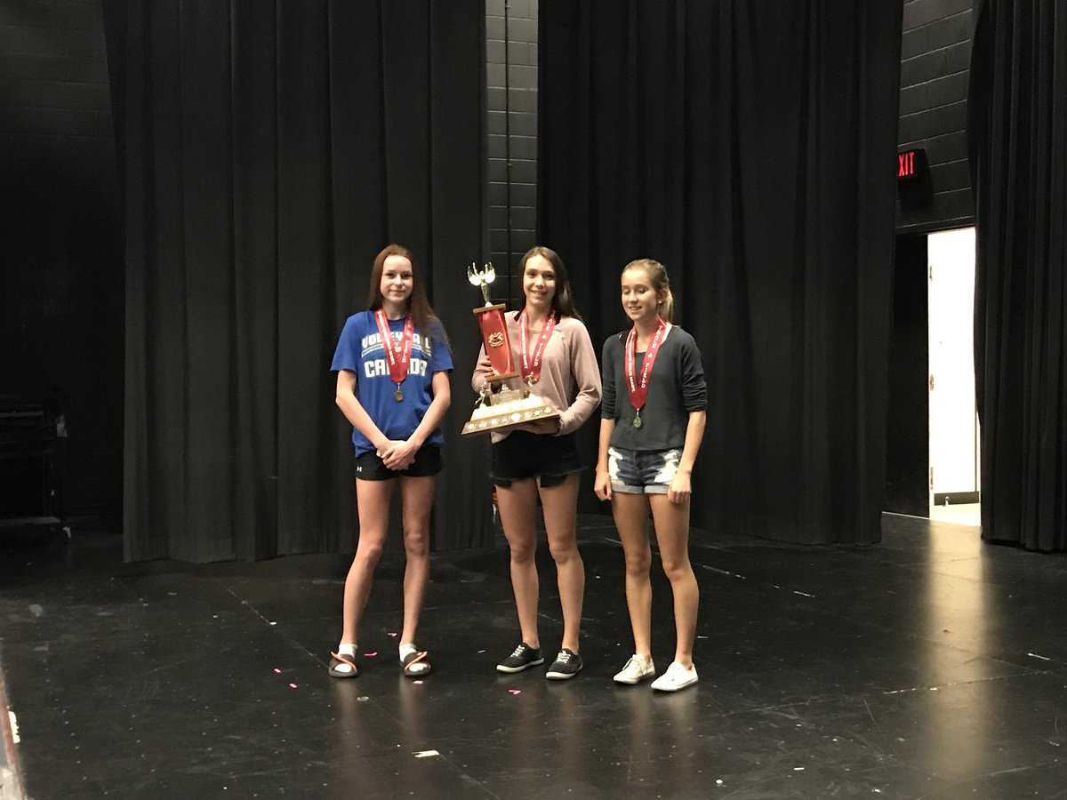 RHSAAthletics's tweet photo. Congratulations to Jr Girls Aggregate medalists!  Gold Mattea Hamilton (SWC), Silver Madelyn Kaban ((Campbell), Bronze Samantha Miller (O’Neill)! https://t.co/N1dgHHfkyT