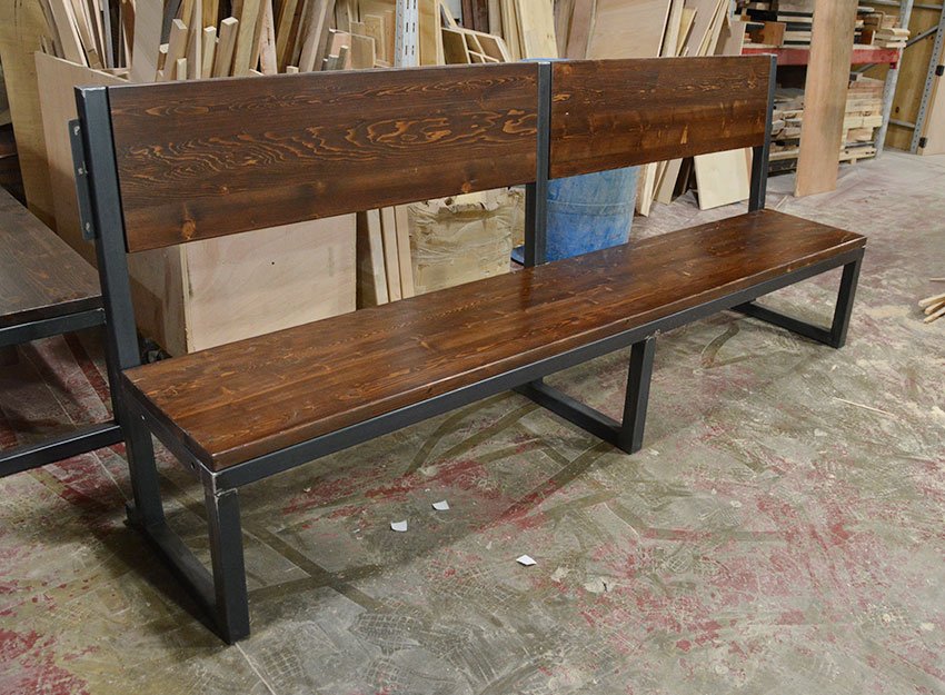 MaxsunGroup's tweet image. Metal Frame Banquettes for Glenwood Canyon Brewpub! #booth #banquette