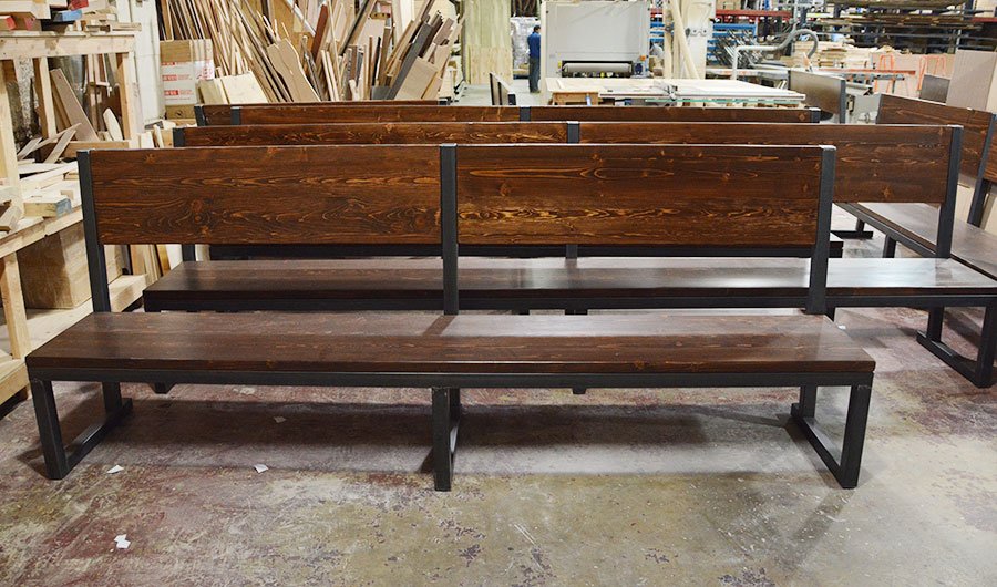 MaxsunGroup's tweet image. Metal Frame Banquettes for Glenwood Canyon Brewpub! #booth #banquette