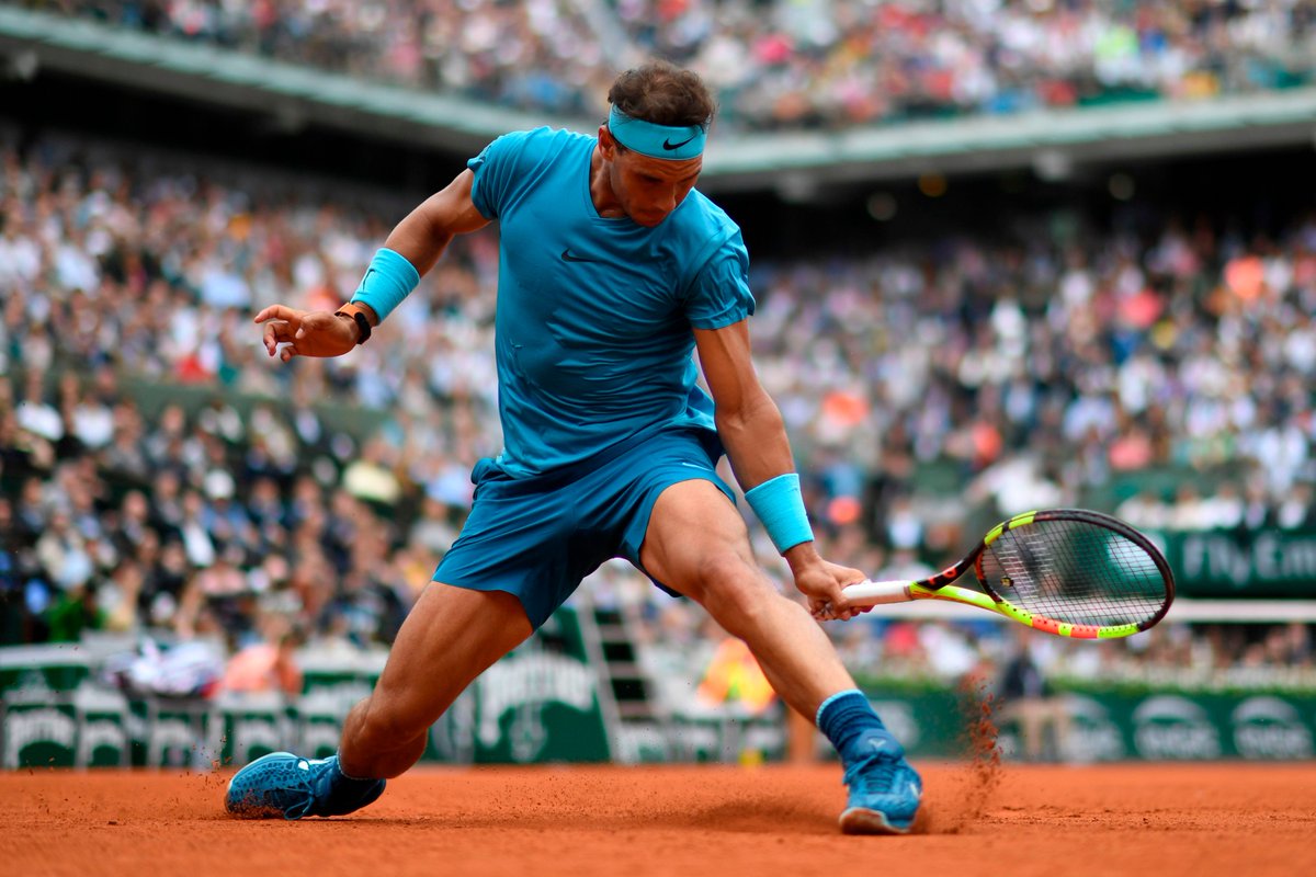 AustralianOpen's tweet photo. Grinding to a remarkable 80 wins and counting for @RafaelNadal at #RolandGarros https://t.co/2iyeUgMo0v