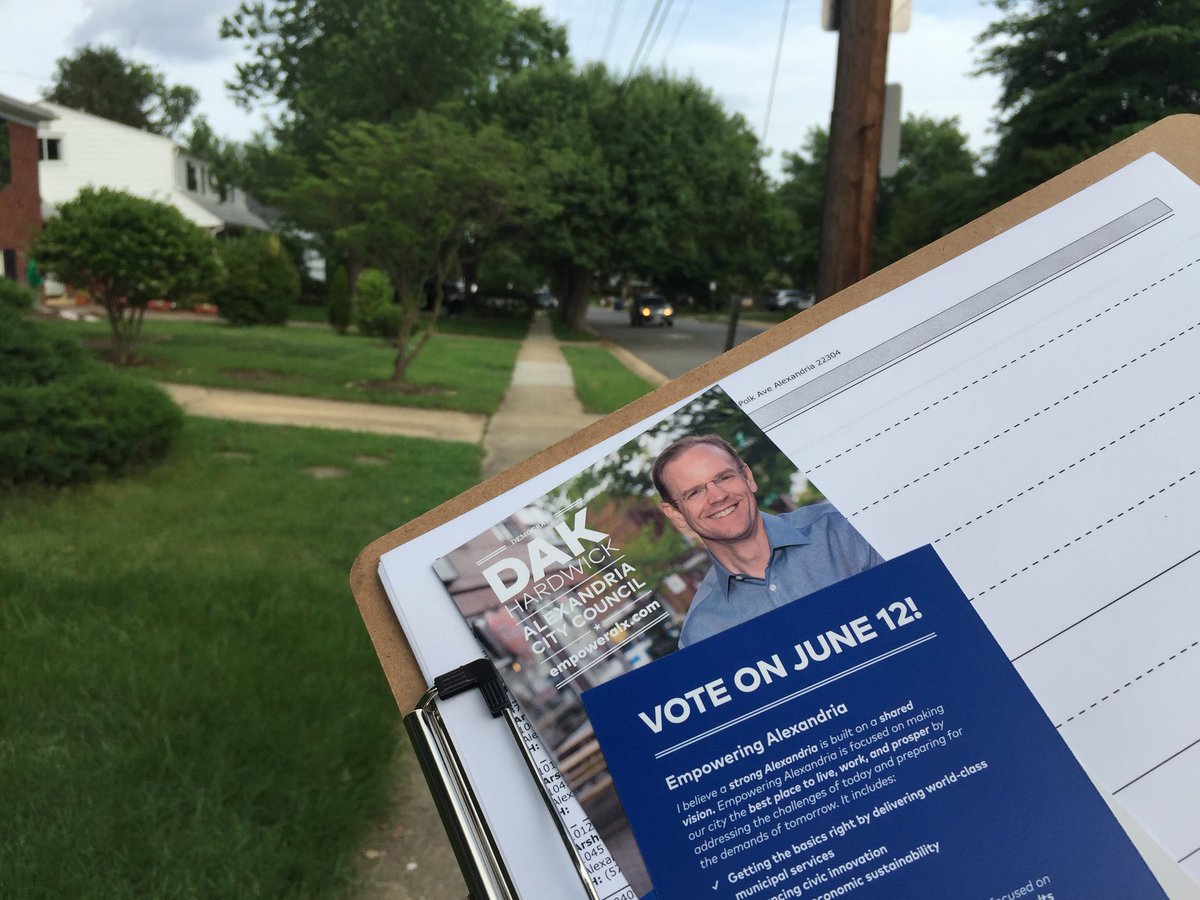 empoweralx's tweet photo. Two weeks to June 12! Back on doors in the Polk precinct with my West End neighbors. Given the conversations here yesterday, you get three guesses (and two don’t count) about what the leading issue is (hint: has something to do with Wonder Woman). #votejune12 #backdak #empowerALX https://t.co/joIg6B80pM