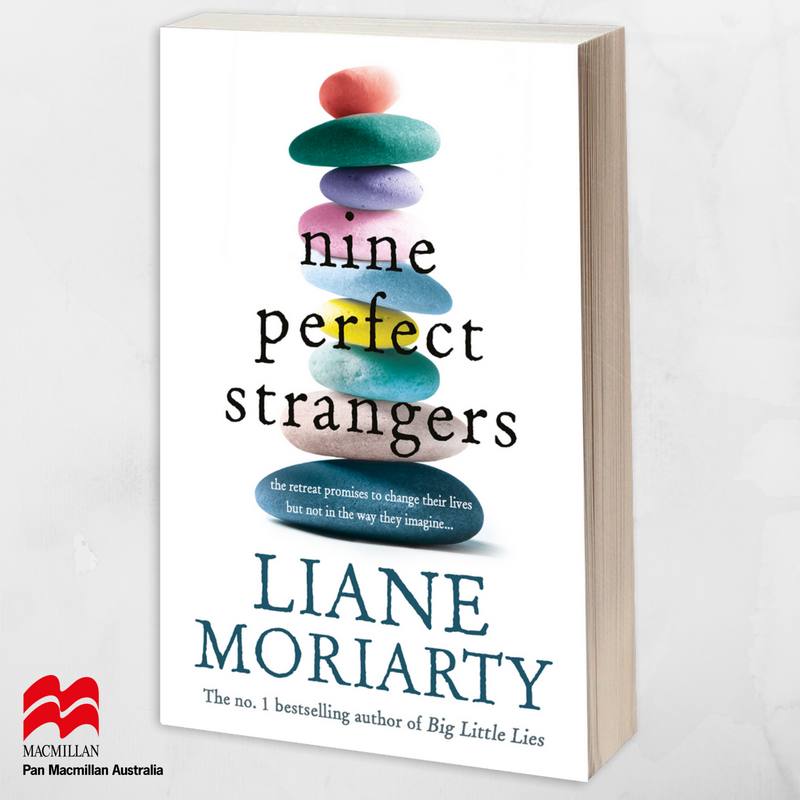 MacmillanAus's tweet photo. 🎉 We are over the moon to share the title for the new book from Liane Moriarty, NINE PERFECT STRANGERS and this gorgeous cover! The book is coming out on September 18 this year! 📚 #lianemoriarty #NinePerfectStrangers https://t.co/9OBCt79dM1
