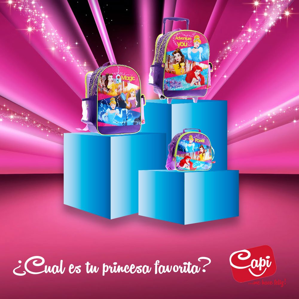 CorporacionCapi's tweet photo. La magia de los cuentos de hadas se vuelve realidad en #Capi 👸
¡Llena de fantasía la vida de tus pequeñitas con la colección #PrincesasDisney!
.
.
#MundoCapi #Princesas #ColecciónPrincesas https://t.co/5HTMnU1NfP