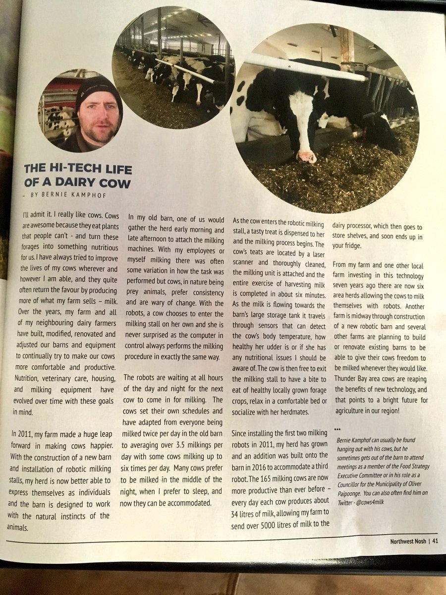 This is the glossy magazine that everyone in #tbay is talking about this week.  Complete with an article authored by yours truly. Glad to be able to be a small part of this celebration of our local food scene!
#northwestnosh <a href="/Tbayfood/">Thunder Bay and Area Food Strategy</a>