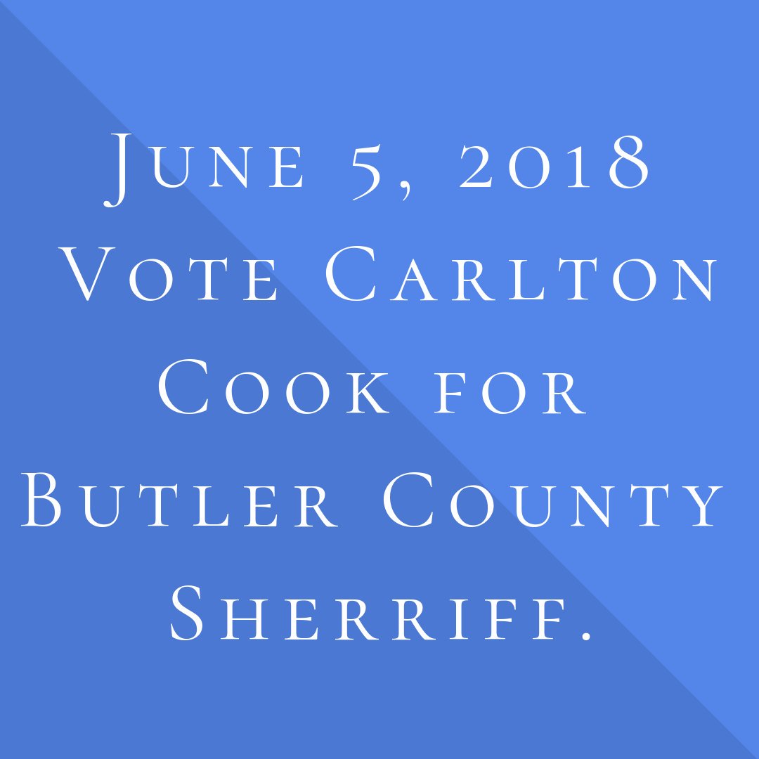 Carlton Cook for Sheriff tweet media