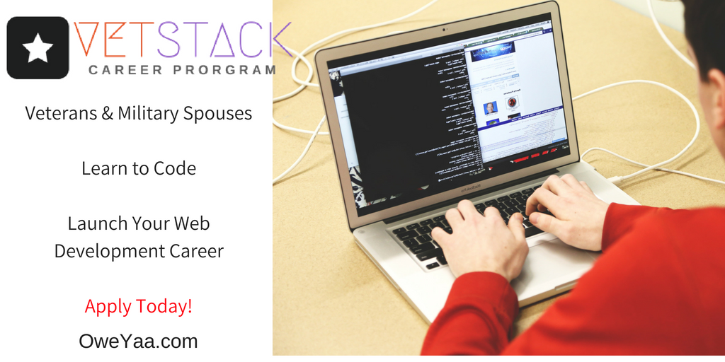 OweYaa's tweet photo. NYC #veteran or #milSpouse #learntoCode with @oweyaa. Apply Now: https://t.co/SVeHj06aS1 #webdevelopment https://t.co/j5OsBJh1TL