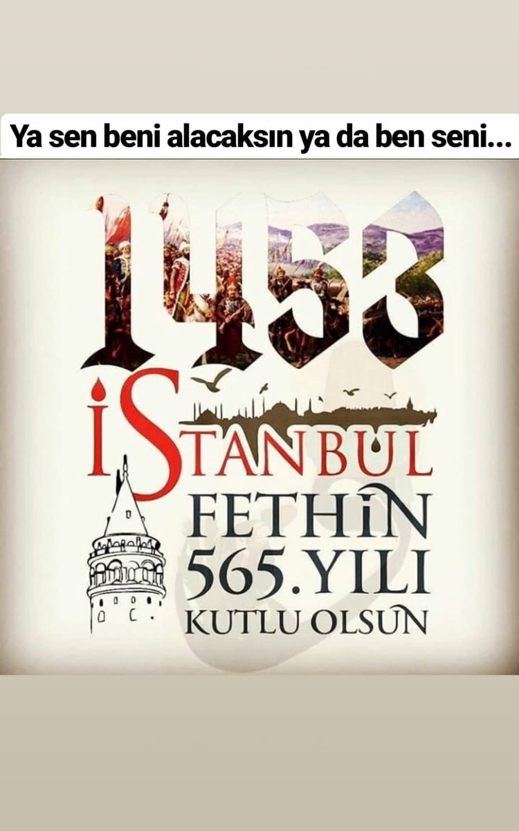 LBechia's tweet photo. Happy 656th anniversary of Istanbul's conquest https://t.co/9eg886uE0M
