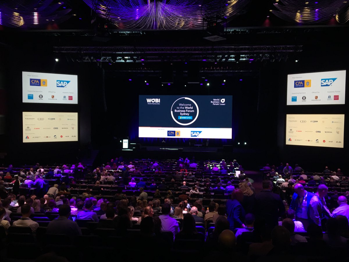 Counting down to the start of the 2018 World Business Forum at The Star, Sydney!Follow us today as WOBI’s live streaming partner. First session with <a href="/SirKenRobinson/">Sir Ken Robinson</a>, stay tuned! #WBFSYD