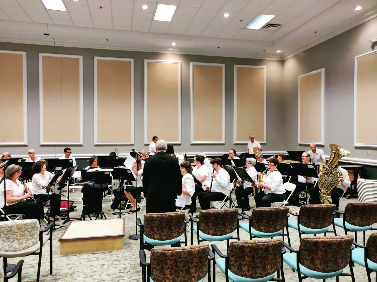 Warming up for our concert at Forest at Duke.