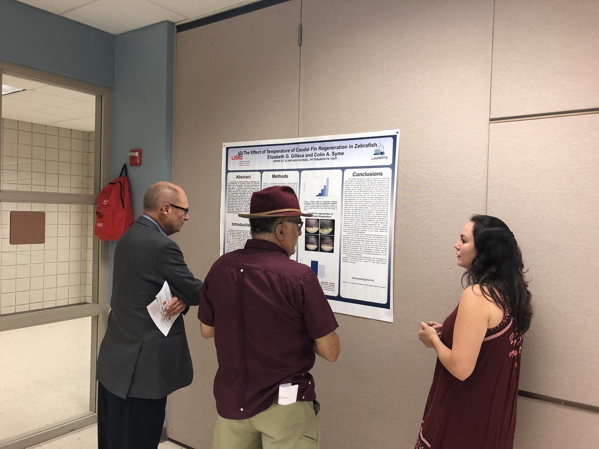 timothymwagner's tweet photo. We were thrilled to host the USC Breakfast Rotary this morning for their meeting &amp; then a visit to the LabRATS Research Symposium / Poster Session. Great work, @docsyme and students! #CommunityEngagement @USCSchools @TWPUSC @USC_High_School @remakelearning https://t.co/DtYf14Khjl