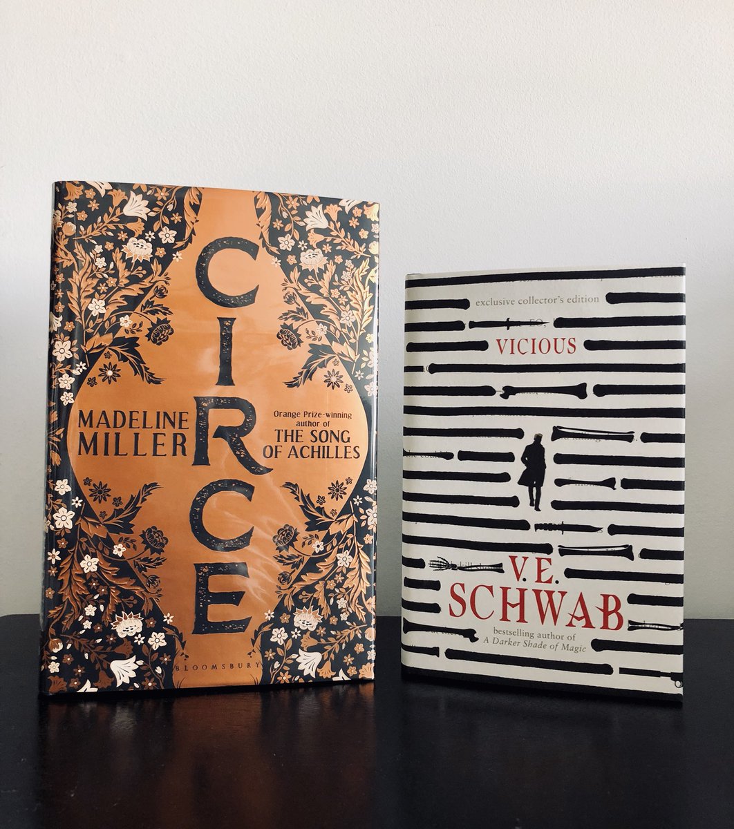 IrynaKhymych's tweet photo. Some seriously cool mail from the π¬π§ today! @GoldsboroBooks edition of Circe by @MillerMadeline and a numbered edition of Vicious by @veschwab #circe #vicous #goldsboro #bookmail https://t.co/YPUHnkM7dN