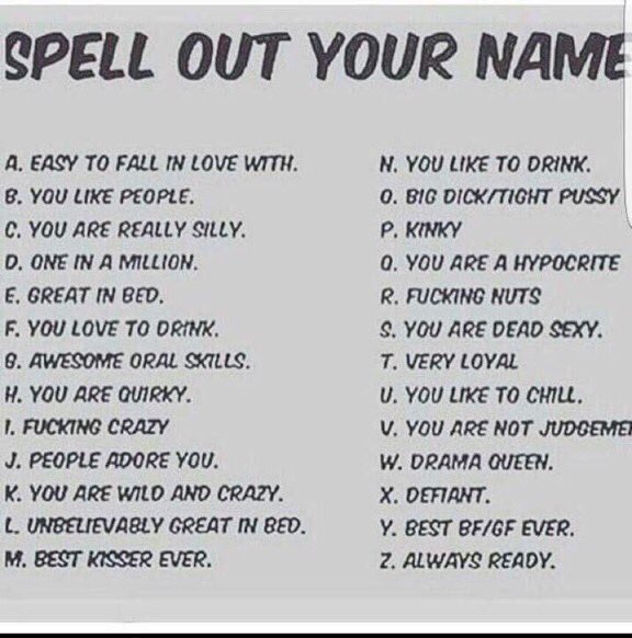 DespicableGenes's tweet image. M-Best kisser ever
A-Easy to fall in love with
Y-Always ready