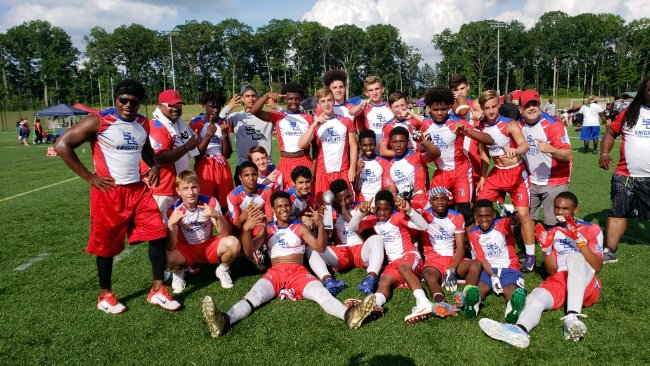 SCK7v7's tweet photo. Now Live....follow the 2018 2X Champions - South Charlotte Knights - Official Twitter Page.  @NFA7v7 @Blazing7on7 @7on7s @TopGun7v7 @_UnderTheRadar_ https://t.co/YU8HEAnxhz