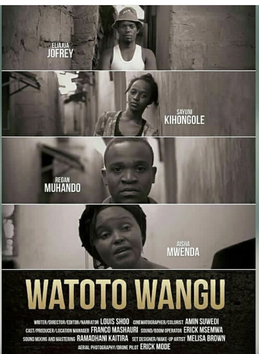 #Tanzanian #filmaker Louis Shoo's short film Watoto Wangu (My Children) has been selected from >50 entries from around the world to showcase at the Zanzibar International Film Festival #ZIFF2018 hongera sana sana <a href="/luiarts/">Louis Shoo</a> #Tanzaniagottalent #Swahili