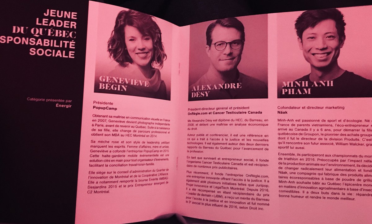 Merci à <a href="/LotoQuebec/">Loto-Québec</a> et <a href="/simon_robert/">Simon Robert</a> de nous avoir invité au gala #arista de la <a href="/jccm_mtl/">Jeune Chambre de commerce de Montréal</a>! Félicitations aux finalistes de la catégorie Jeune leader du Québec responsabilité sociale 🍾