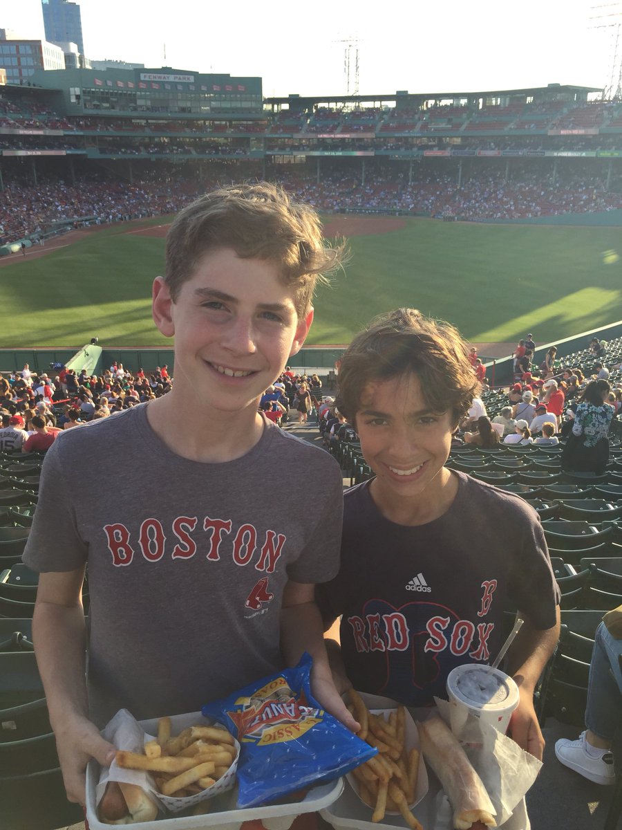 It’s Red Sox night for Hillside! Check out these hornets enjoying Fenway.