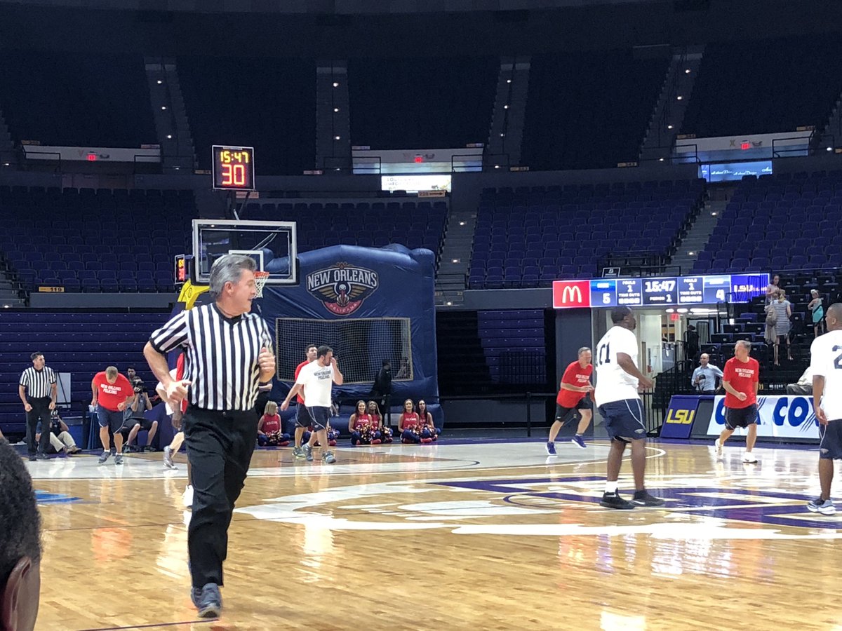 rrcatc's tweet photo. Louisiana’s State representatives + senators are in good hands with @LSUAthTraining and @AcadianNews EMS on the sidelines for their annual #HOOPLA basketball charity game.
#practicesafesports https://t.co/6rvJ5jpt2O