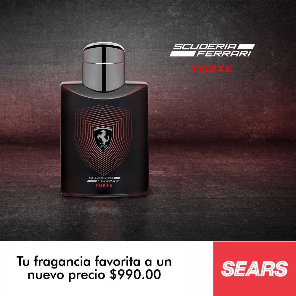 facultativo Toro Gemidos تويتر \ Sears México على تويتر: "Elegante, innovador y con estilo es el  aroma de Forte de Ferrari. Descúbrela en Sears y adquiérela en un súper  precio: $990. ¡Te encantará! Consulte disponibilidad