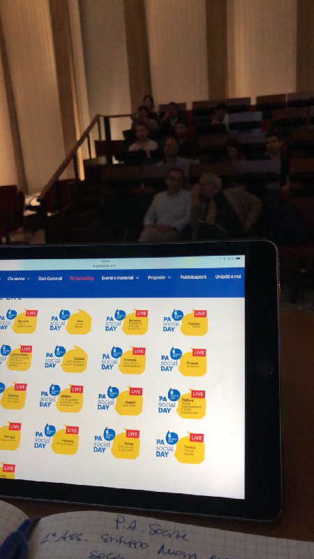digitalepop's tweet photo. "Open Data e partecipazione" è il tema della conferenza in corso a Cosenza in occasione del #PASocial day. https://t.co/75TOzlPP6y