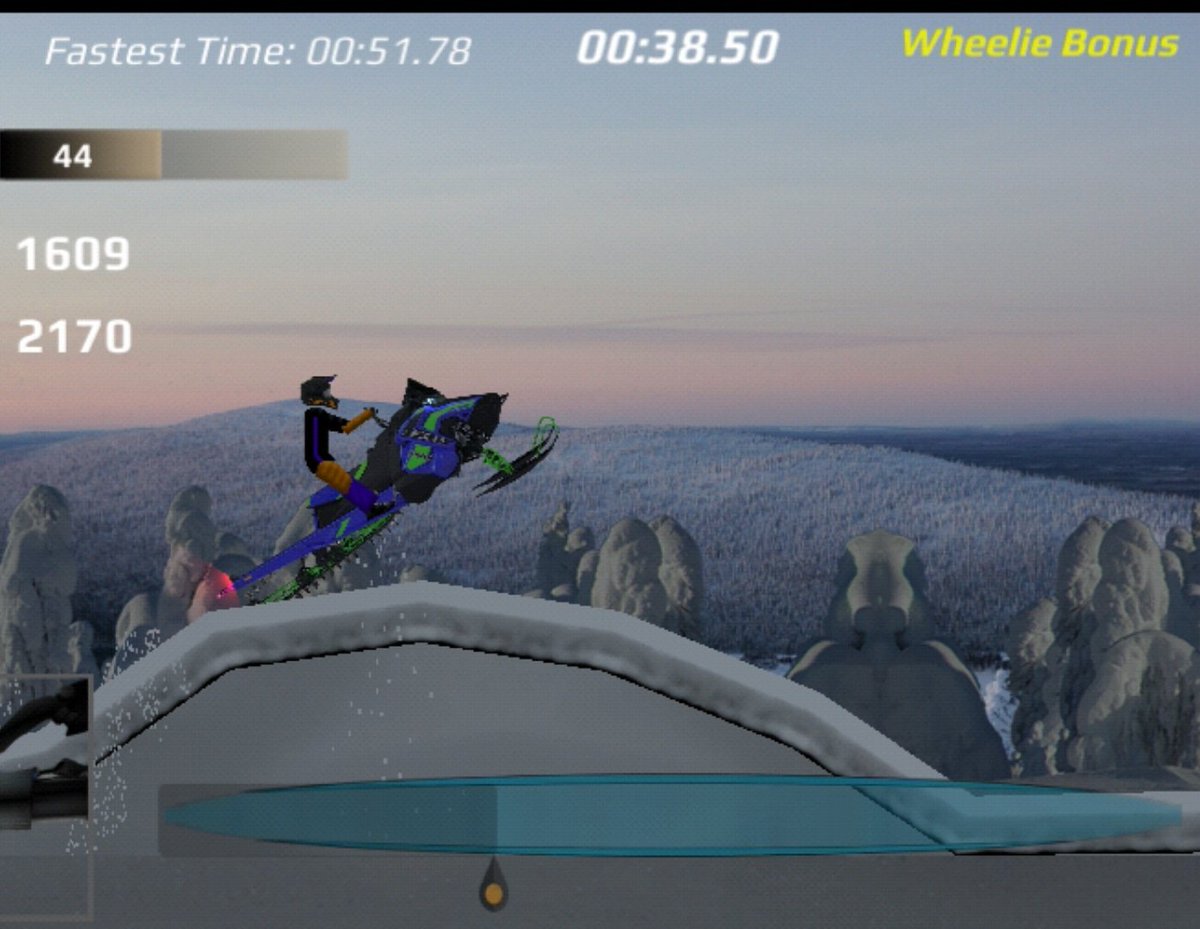 are there any good snowmobile games