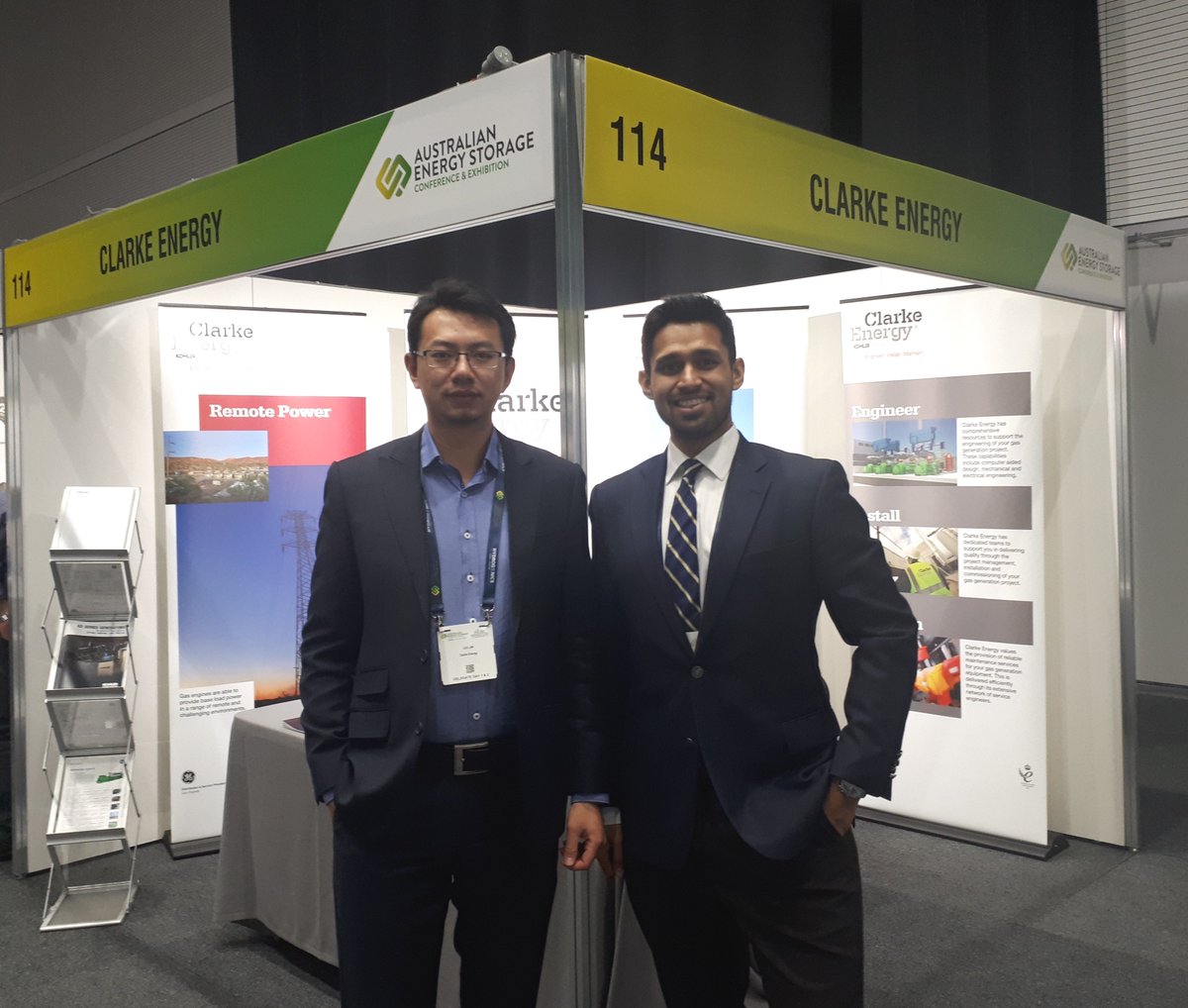 ClarkeEnergyAus's tweet photo. Clarke Energy recently joined a team of exhibitors at the Australian Energy Storage Conference in South Australia.

https://t.co/tnAT25dUvP https://t.co/gZ4sQkmWCp