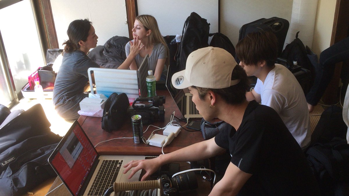 shomakin's tweet photo. 6月1日から3日でカンヌ国際映画祭の企画で48時間で1本のショートフィルムを作成するコンテストに参加しました。  みんな睡眠2,3時間の中でやってショートフィルムを５秒前に提出という笑
初めて演技もさせていただきました。楽しすぎて帰るの嫌すぎて途中泣きそうになり、帰りの高速バスすっぽかした笑 https://t.co/ll4kC1513W