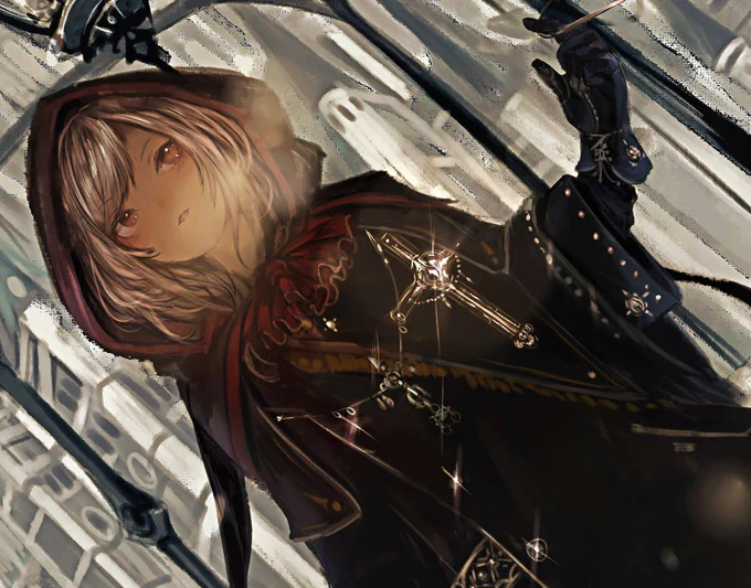#初夏の創作クラスタフォロー祭り
色々描きたい人です。3枚目は制作中の本に収録してる一部トリミングしたもの。宜しくね(`・ω・')ノ 