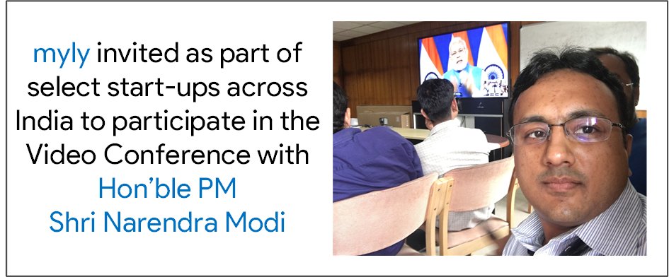 mylyapp's tweet photo. #myly invited as part of select start-ups across India to participate in video-conference on start-ups with Hon'ble PM @narendramodi 
#InnovateIndia @istartrajasthan https://t.co/vU0UG169n0