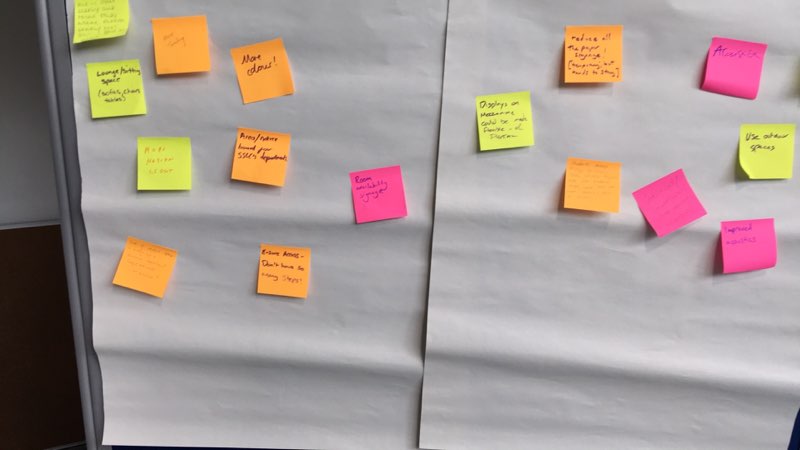 UoEEduInc's tweet photo. Participants at the #ExeterSpaceWalk have given their thoughts on the spaces here at Exeter. Next stop, the Forum Alumni Auditorium - highlighted in our VoxPops as being a popular lecture theatre with students! https://t.co/2gKKXreGYj