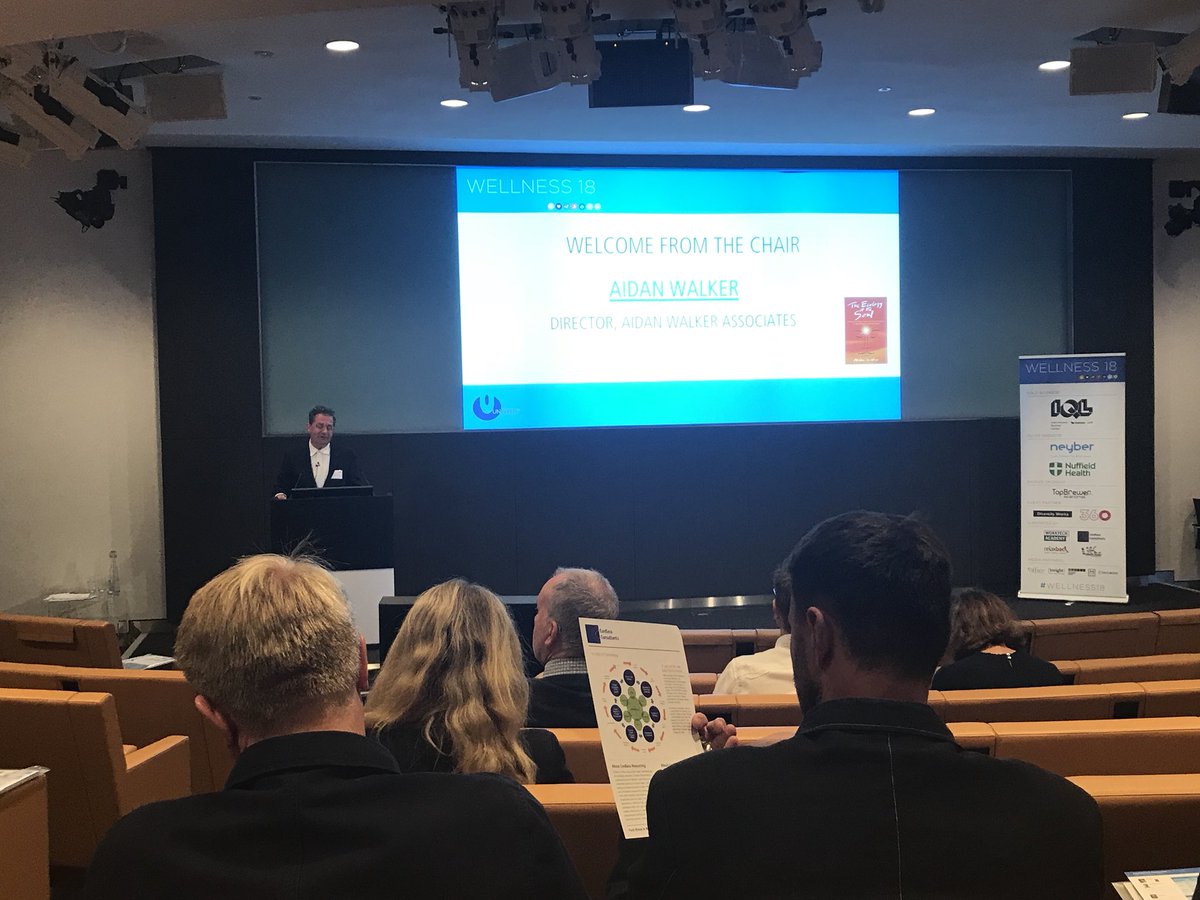 Informare_UK's tweet photo. #WELLNESS18 is well underway at UBS, 5 Broadgate! We are looking forward to hearing about the hugely important topic that is Wellness  including the mind, body and spirit #wellness #workplace #diversity and #mentalhealth @unwired https://t.co/e5fy3oYMkk