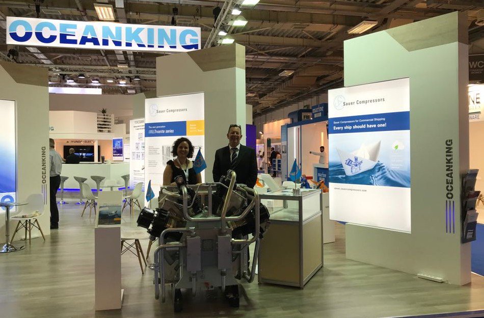 Join Sauer Compressors at booth 3.121 of this year's #Posidonia in Athens and experience our brand new LEVANTE series for commercial shipping! #Posidonia2018 #Shipping #Compressor #SauerCompressors