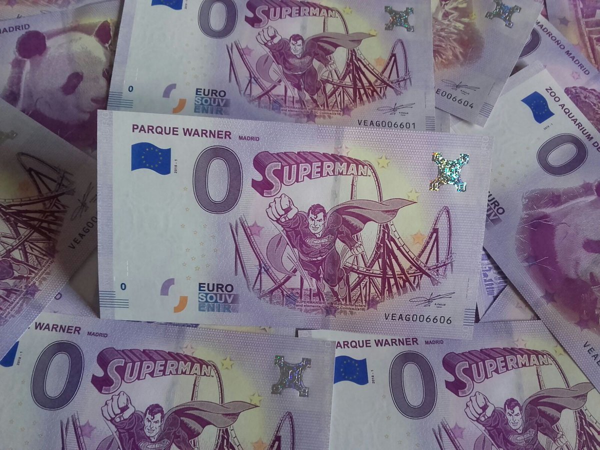 eurosouvenirES's tweet photo. Happy Birthday #Superman ! To celebrate your #80years, we have made you a real #banknote ! Congratulations #DCComics for this milestone!  #ActionComics1000 #DC #Superman #ActionComics #80yearsofsuperman #0euros #eurosouvenir https://t.co/JphPybURyy