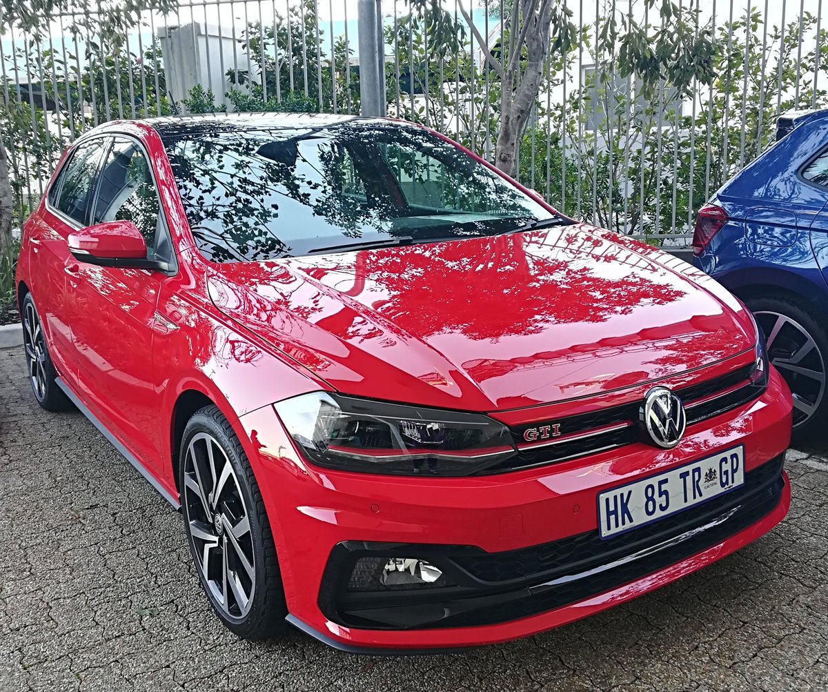 What colour would your new <a href="/VolkswagenSA/">VolkswagenSA</a> #PoloGTI be? White, red, blue or black?