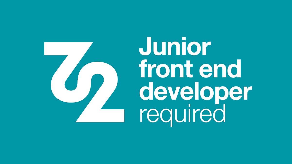 We're #Hiring! 🤓
**Junior Front End #Developer Required**
Grab your chance to join 22 Design's #creative team in Farringdon, #London. Send us your covering letter and CV. Click to apply today! bit.ly/2JexWsc