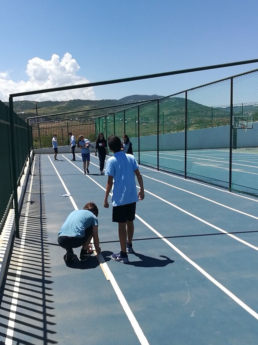 #BISTYEAR8 preparing measurements to get our own personal average speed calculations <a href="/BISTbilisi/">BIS Tbilisi</a> #BISTSCIENCE