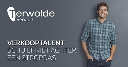 Ter versterking van het verkoopteam zoekt Terwolde Groningen een talentvolle Verkoopadviseur Occasions (M/V). Kijk voor meer informatie over de vacature op: bit.ly/2sAvDoR.