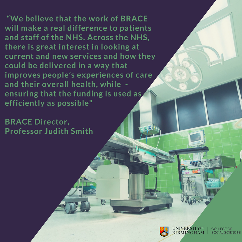 PRESS RELEASE from @CoSS_Birmingham <a href="/unibirmingham/">Uni of Birmingham</a> on the new Rapid Service Evaluation Centre, known as BRACE which is launching today.
The initiative is a partnership between the <a href="/_HSMCentre/">Health Services Management Centre (HSMC)</a> <a href="/RANDEurope/">RAND Europe</a> <a href="/cchsr/">CCHSR</a> &amp; <a href="/NVTweeting/">National Voices</a> with funding from @OfficialNIHR tinyurl.com/ybqbpefd