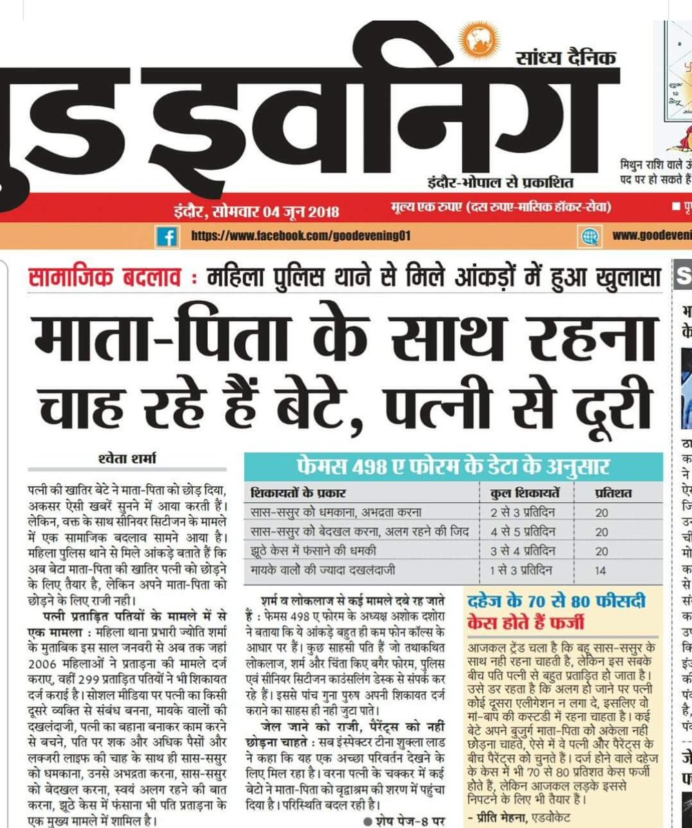 ninraut's tweet photo. Please #Genderbiasedlaws  #FeminismIsCancer &amp; #FakeCases #Save 👉 #FathersDay 's @rashtrapatibhvn @PMOIndia @rsprasad @SushmaSwaraj @MinistryWCD @HRDMinistry @PawarSpeaks @supriya_sule  @INSupremeCourt @TwitterSupport @facebook @SFFNGO @vaastavngo @ZeeNews https://t.co/xbBQ3S4Bj0