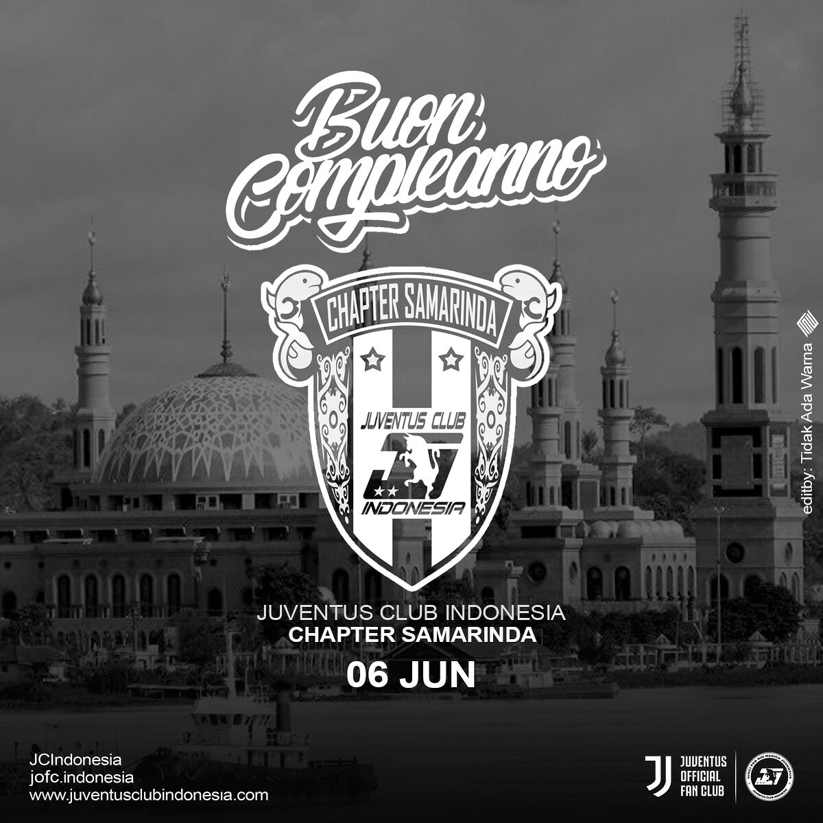 JCIndonesia's tweet photo. Selamat Hari Jadi @jci_samarinda , semoga makin solid dan terus berkembang lagi. #BuonCampleanno
#selamatulangtahun
#samarinda
#juventusclubindonesia
#JOFC
#JCI
#juventiniindonesia
#Finoallafine
#Juventus
#Bianconeri
#juventin
#juvedonna
#blackandwhite https://t.co/yjKrOVAC8O
