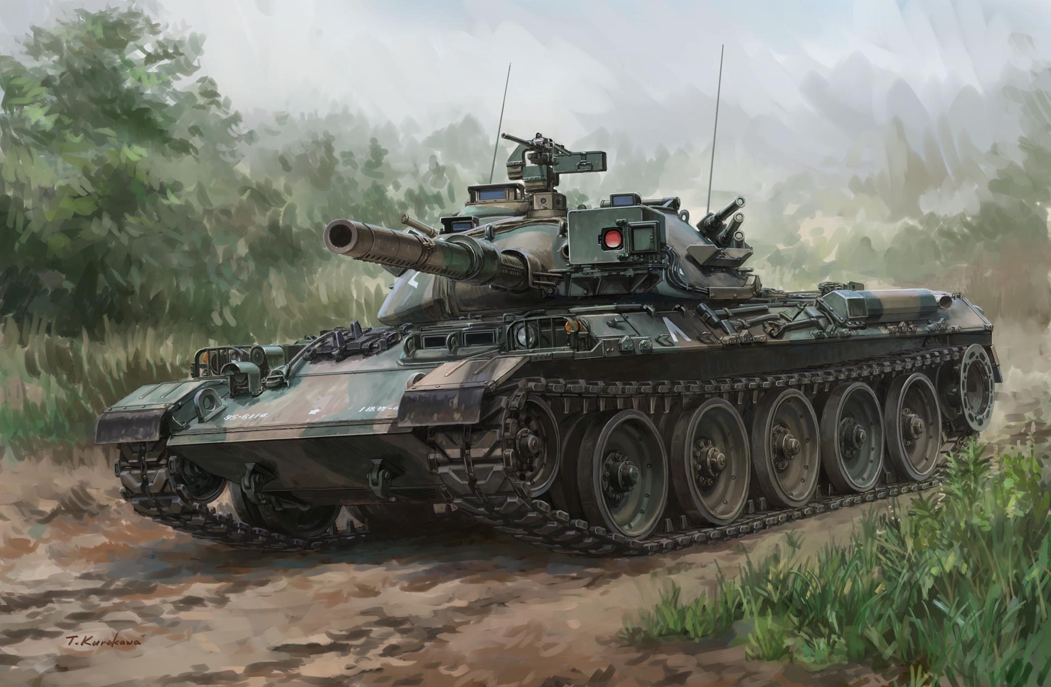 フジミ模型 公式 على تويتر Tarps0511 続いて発売する74式戦車 Batra搭載 もかっこいいですよ お楽しみに تويتر